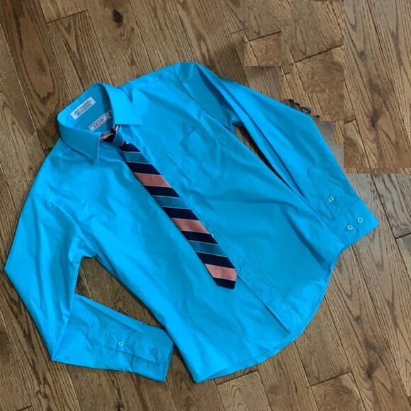 Boys Dress Shirt and Tie - Picture 1 of 2